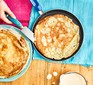 Easy crêpes in a frying pan