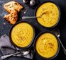 Spicy roasted parsnip soup