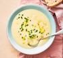 Vegan leek & potato soup